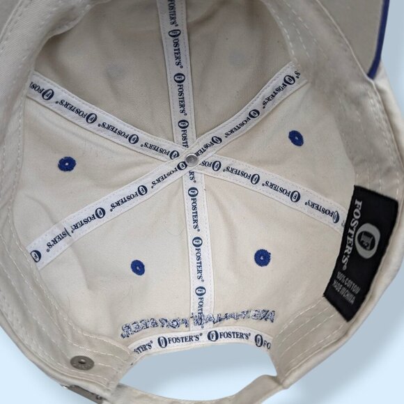 White Foster's Beer Baseball Cap - Picture 6 of 7